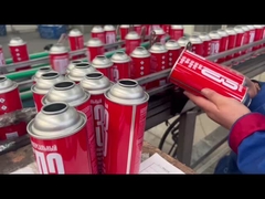 প্রিমিয়াম কাস্টমাইজড বুটান গ্যাস ক্যানস্টার - বুটান গ্যাস বোতল ব্যাসার্ধ 65 এয়ারোসোল টিনপ্লেট ক্যান