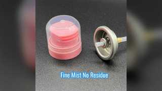 শুকনো শ্যাম্পু ভালভ: সূক্ষ্ম কুয়াশা, কোন অবশিষ্টাংশ নেই