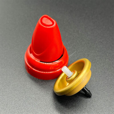 কেনা চুলের মুজ প্যাকেজিংয়ের জন্য বিলাসবহুল বিপরীত অ্যালুমিনিয়াম ডিসপেন্সিং ভালভ অনলাইনে উৎপাদন