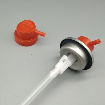 কেনা Premium High-Output 360 Degree Aerosol Valve With Actuator for Automotive Lubricants and Industrial Coatings with Precision Spray Control অনলাইনে উৎপাদন