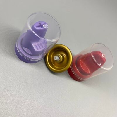 কেনা 360 ডিগ্রি বিতরণ এবং ব্যাগ-অন-ভ্যালভ সামঞ্জস্যের সাথে চুলের মউসের জন্য ইনভার্টেড অ্যালুমিনিয়াম ভালভ অনলাইনে উৎপাদন