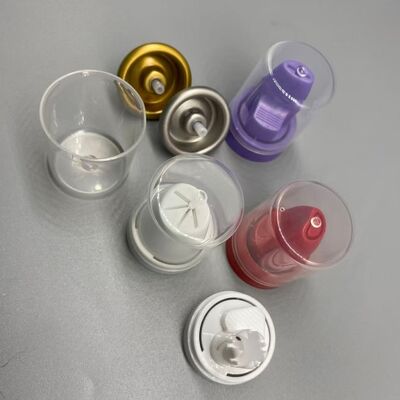 কেনা চুলের মউসের জন্য ইনভার্টেড অ্যালুমিনিয়াম এয়ারোসোল ভালভ অনলাইনে উৎপাদন