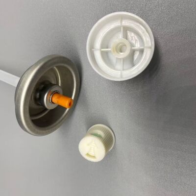 কেনা অ্যান্টি-ব্লকিং নোজেল এবং রাসায়নিক-প্রতিরোধী এয়ারোসোল স্প্রে ভালভ সহ উচ্চ সান্দ্রতা আঠালো চুলের আঠালো ভালভ অনলাইনে উৎপাদন