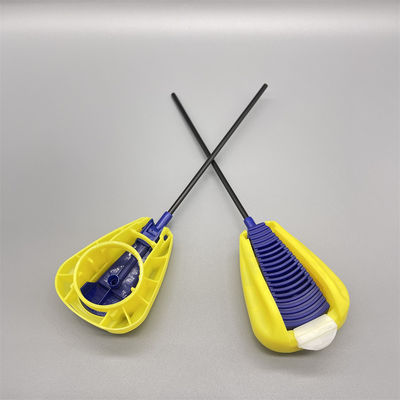 রাসায়নিক-প্রতিরোধী এয়ারোসোল স্প্রে অ্যাপ্লিকেশনের জন্য ইন্টিগ্রেটেড এক্সটেনশন টিউব সহ ভাঁজ-ডাউন ট্রিগার স্প্রে অ্যাকুয়েটর