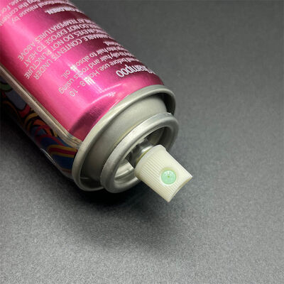 শুকনো শ্যাম্পু অ্যারোসল স্প্রে ভালভ পেশাদার প্রসাধনী অ্যারোসল ভালভ