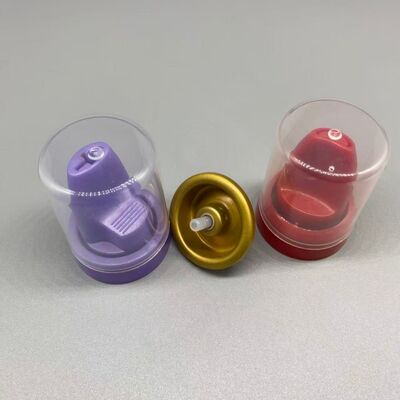 পেশাদার স্টাইলিংয়ের জন্য 360 ডিগ্রি বিতরণ এবং ব্যাগ-অন-ভ্যালভ সামঞ্জস্যের সাথে অ্যালুমিনিয়াম হেয়ার মুসে ভালভ