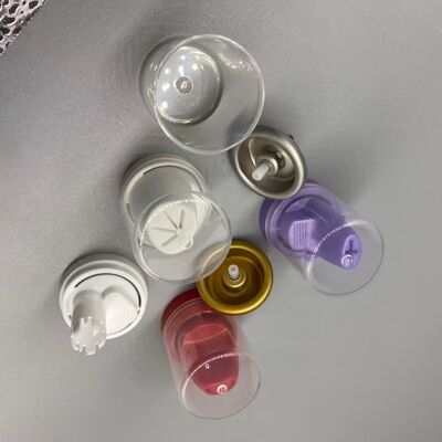 ক্ষয় প্রতিরোধী এবং ব্যাগ-অন-ভ্যালভ রেডি ডিজাইনের সাথে 360 ° ডিসপেনসিং হেয়ার মস জন্য পেশাদার ইনভার্টেড অ্যালুমিনিয়াম এয়ারোসোল ভালভ