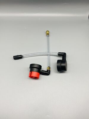 নিরাপদ লকিং সিস্টেম এবং আর্গোনমিক গ্রিপ সহ ইন্ডাস্ট্রিয়াল ব্রাস টায়ার ইনফ্লেটার ভালভ