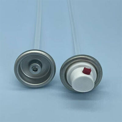 মসৃণ এবং অভিন্ন বিতরণ কর্মক্ষমতা সহ অটোমোটিভ স্প্রে পেইন্ট ক্যানগুলির জন্য মহিলা এয়ারোসোল ভালভ